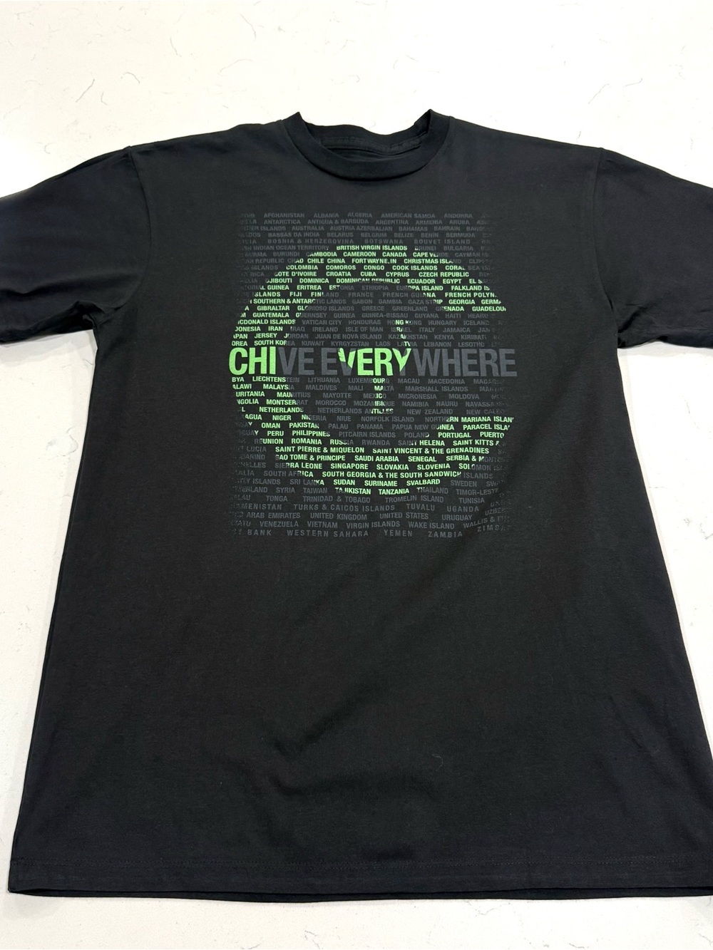 Chive Tees The Chive Chivery Tee Black Chive Everywhere Shirt Unisex Small
